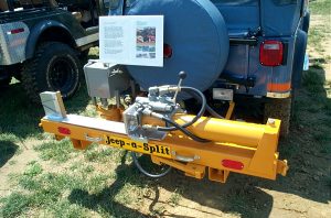 Jeep Willys Overland PTO mounted Log Splitter