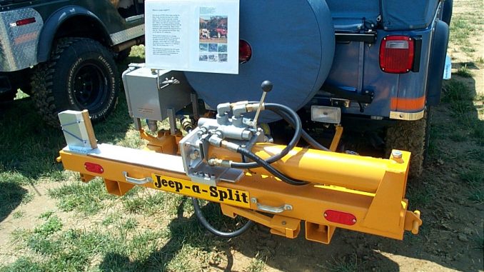 Jeep Willys Overland PTO mounted Log Splitter