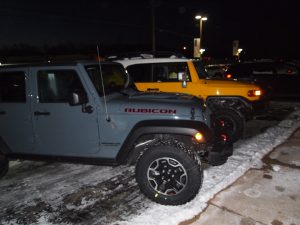 My 2014 Rubicon X sparked next to the Trade-in