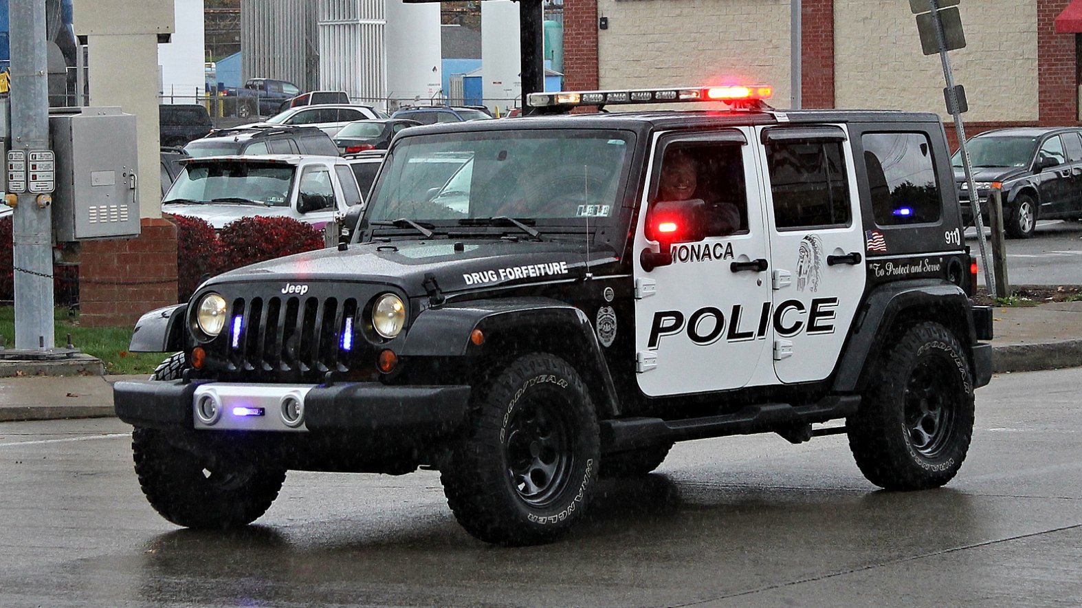 Jeep JK used in Law Enforcement