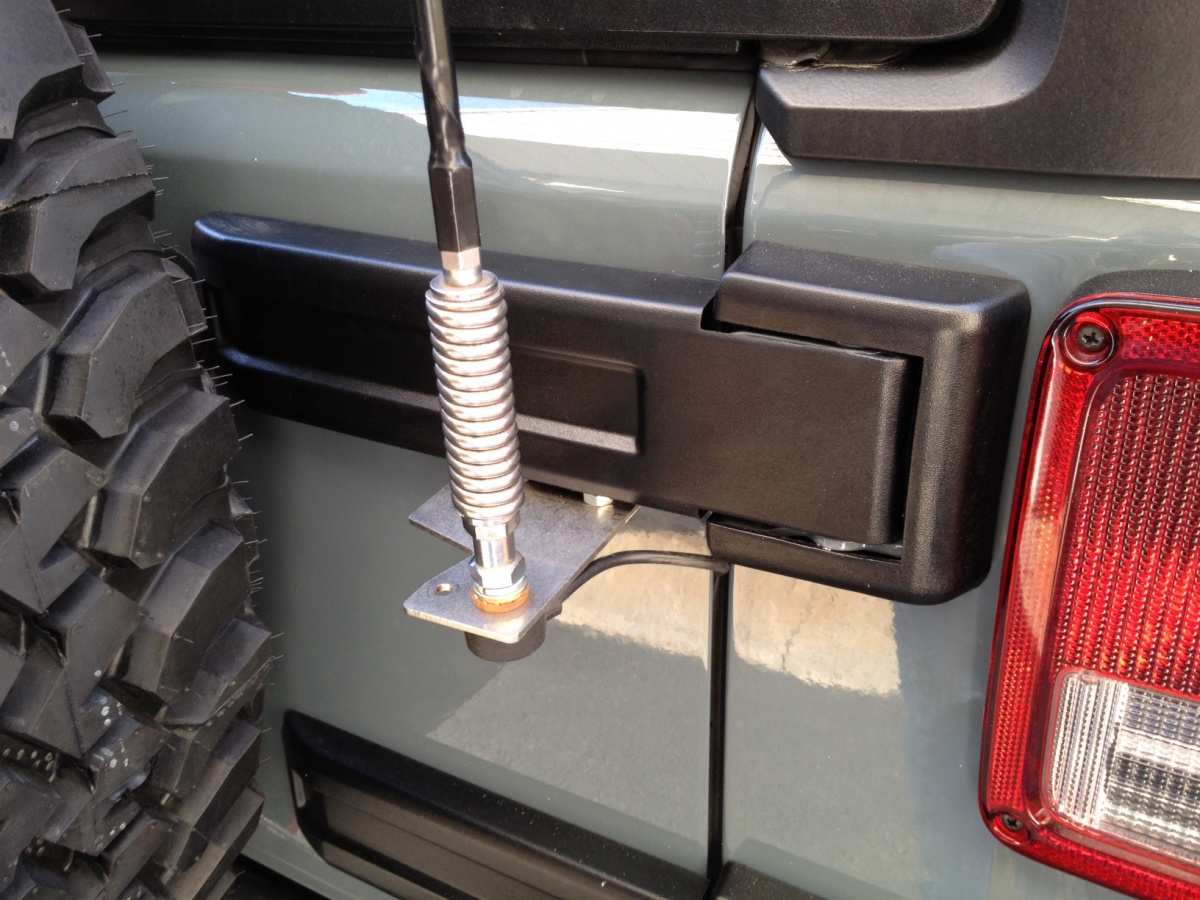 Jeep jk cb antenna mount