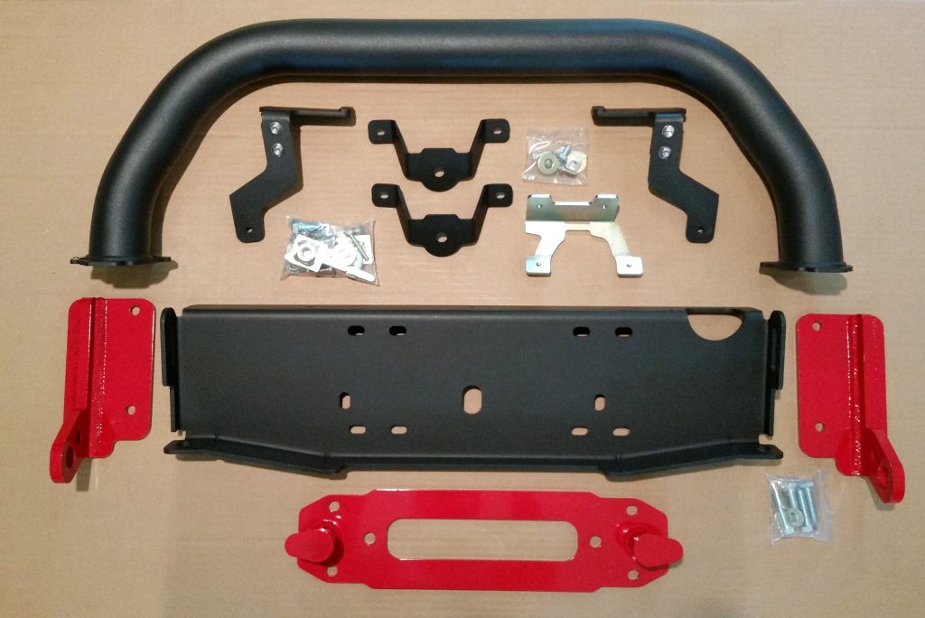 Installed on Project Rubicon X Maximus3 Winch Mount, Bumper Hoop