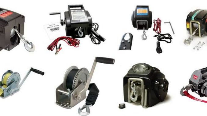 Electric marine winches
