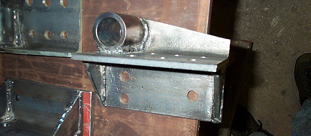 Jeep CJ-7 Axle Swap Custom Front Spring Hangers